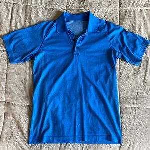 Blue Lululemon Quarter Button Shirt